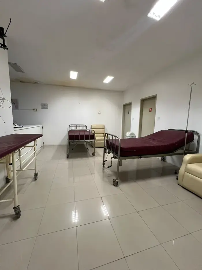 Sala de internação e observação