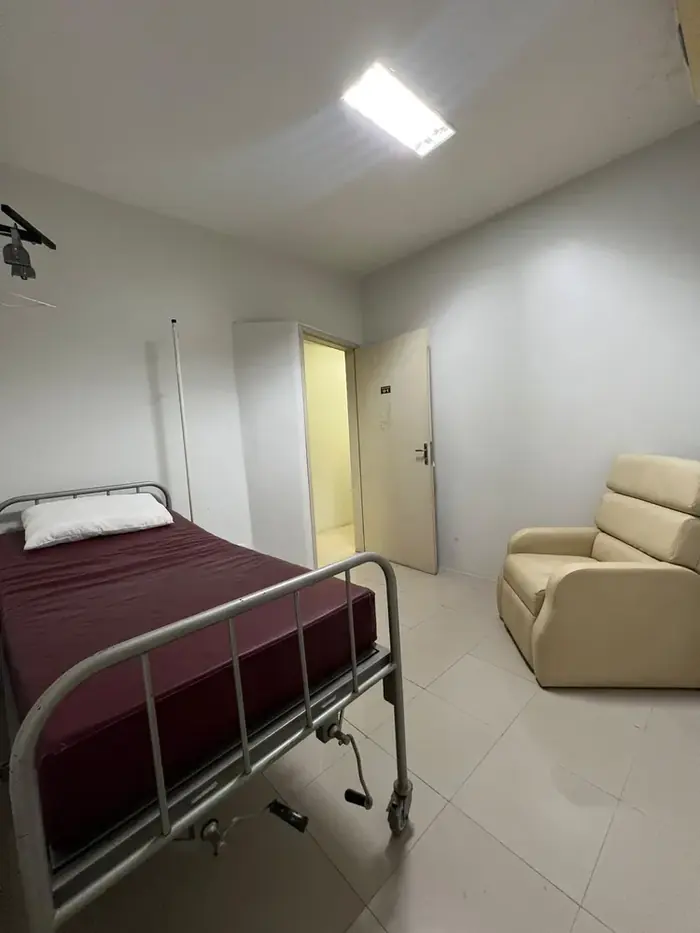 Quarto individual para internação